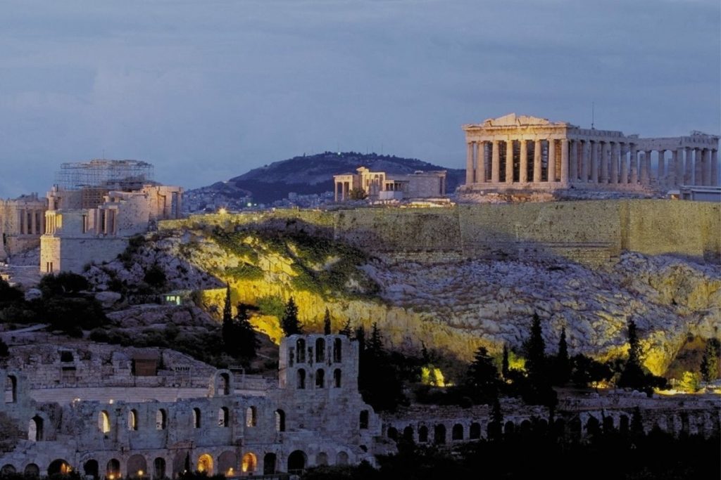 Acrópole de Atenas Grécia